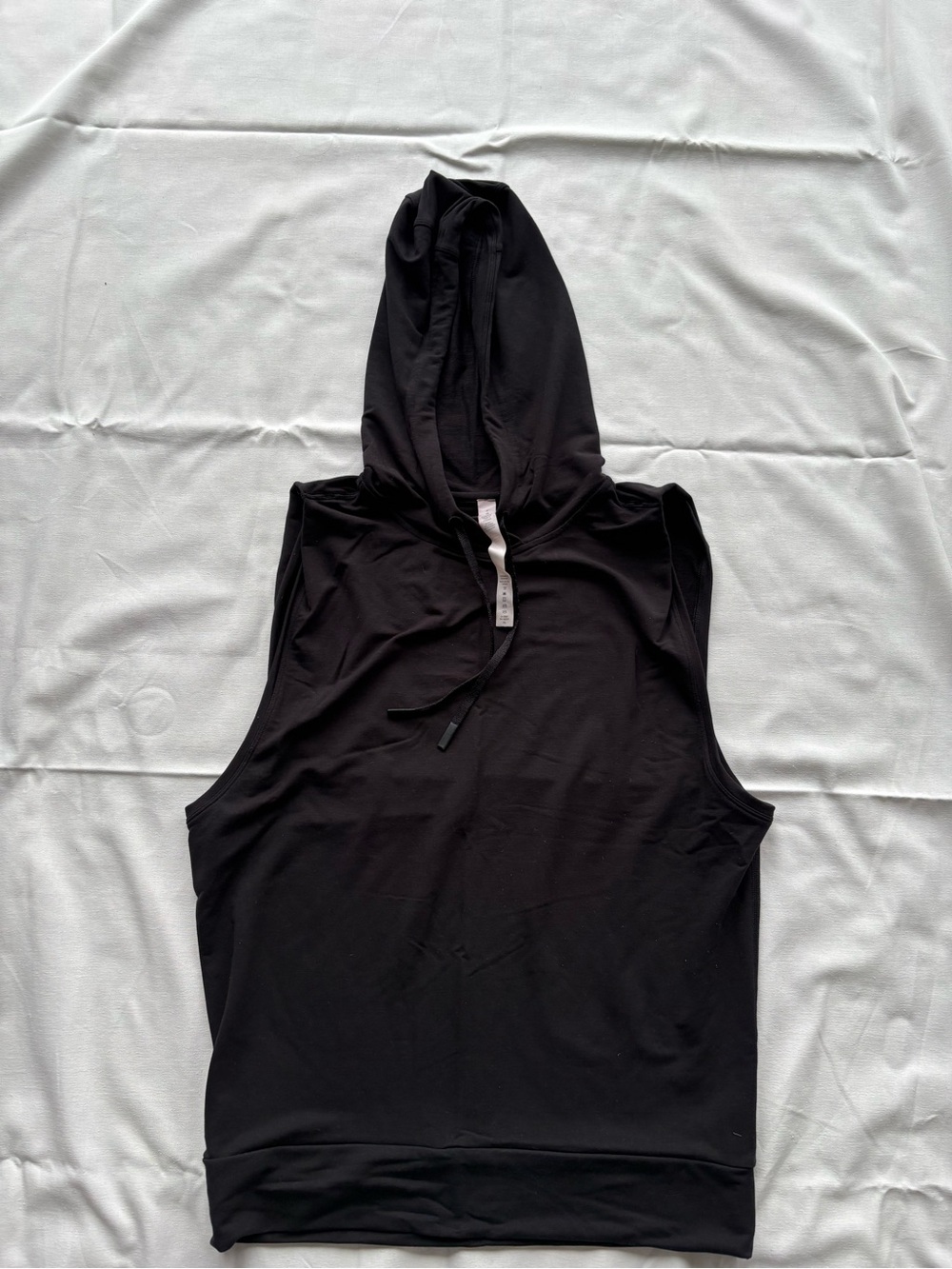 lululemon Sleeveless Black Hoodie Tank Top